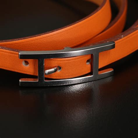 hermes hapi bracelet stamp|Hermes wrap leather bracelet.